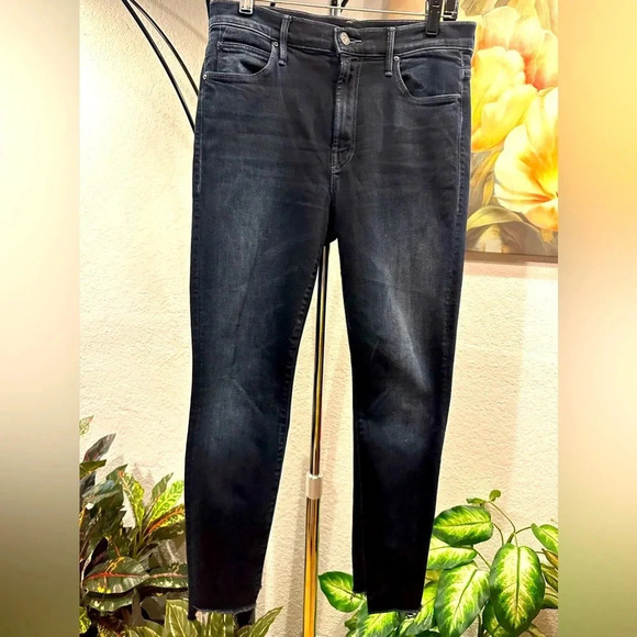 MOTHER Black skinny Jeans size 29 - Picture 1 of 11